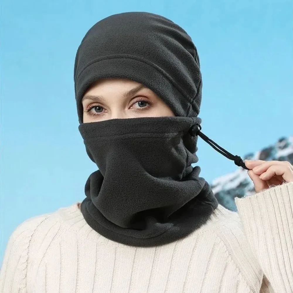 غطاء الوجه الدافئ قبعة الصوف وشاح الباردة والدليل على الرباط بيني قبعة لينة الصوف يندبروف الشتاء قبعة وشاح الخريف