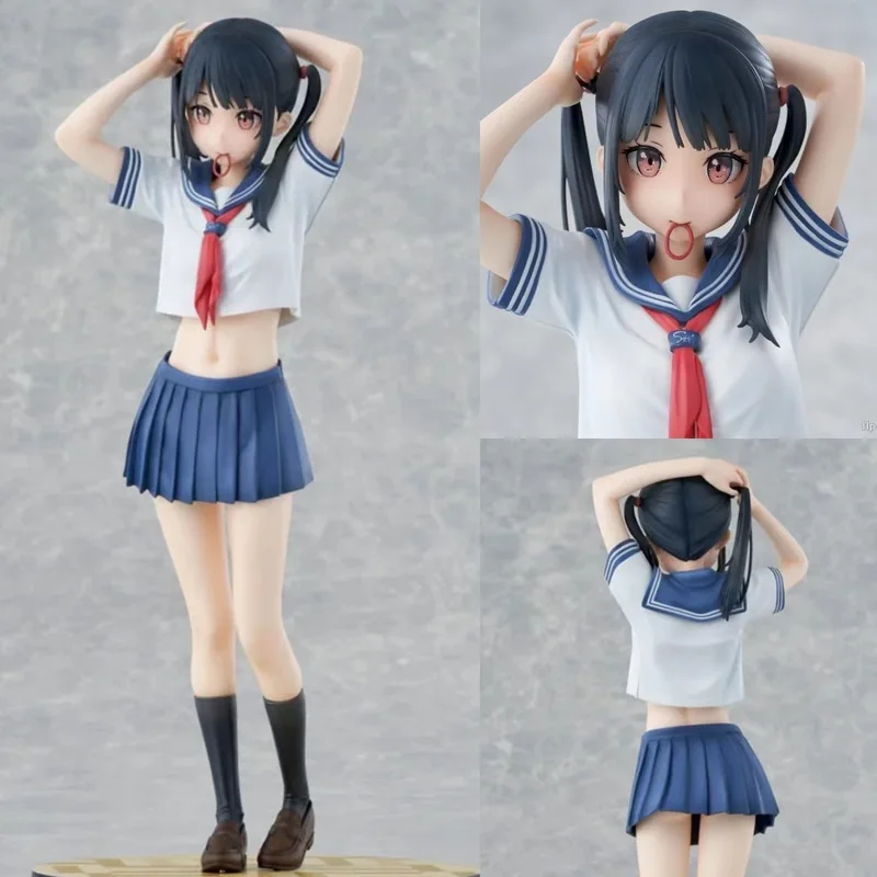 

Fuku No Mannaka Union Sailor Suit Image 28cm Sexy Cute Pvc Material Anime Figurine Model Desktop Ornament Adult Collection Gifts