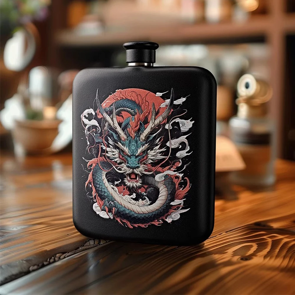

5oz/6oz/180oz Russian 304 stainless steel hip flask, Thick liquor wine bottle, Outdoor portable whiskey wine jug, Flat flagon