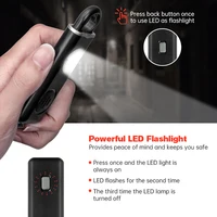 130dB Rechargeable Personal Alarm Keychain, LED Flash Emergency Security Alarm Portable Self-Defense Device for Women Student 6