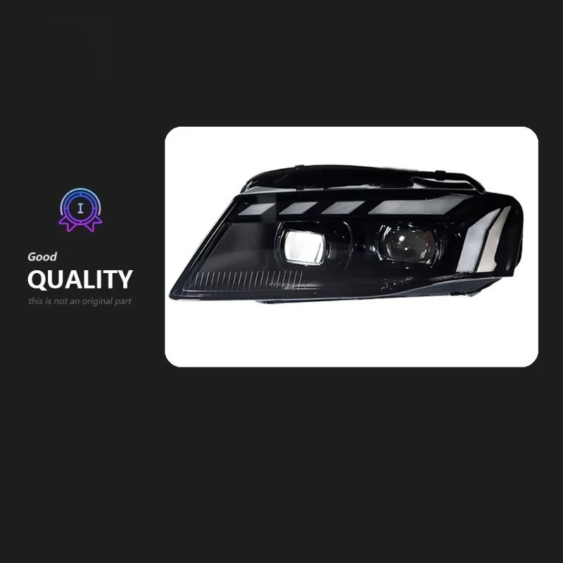 LKS A5 2008-2011 LED Headlights RS5 Style DRL Sequential Turn Signal Projector Lens 12V New 6000K