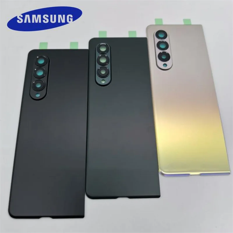 

Samsung Galaxy Z Fold 3 F926 5G Back Cover Battery Case Glass Rear Door Housing Cover Replacement With Camera Lens