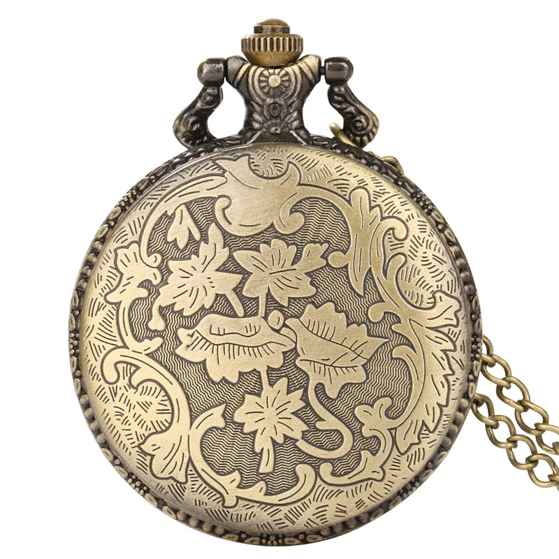 Carved Opportunity Mars Rover 2004-2019 Design Unisex Quartz Movement Pocket Watch with Necklace Chain Collection Gift Reloj