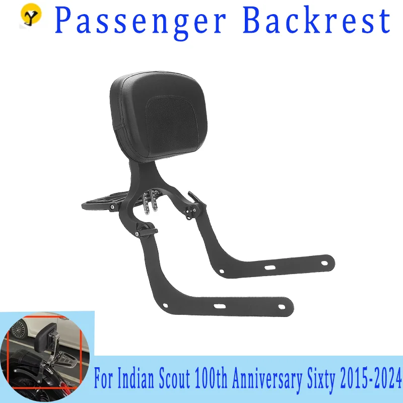 

Multi-Purpose Adjustable Folding Motorcycle Rear Backrest for Indian Scout 60 Twenty 2015-2020 2021-2024 Model