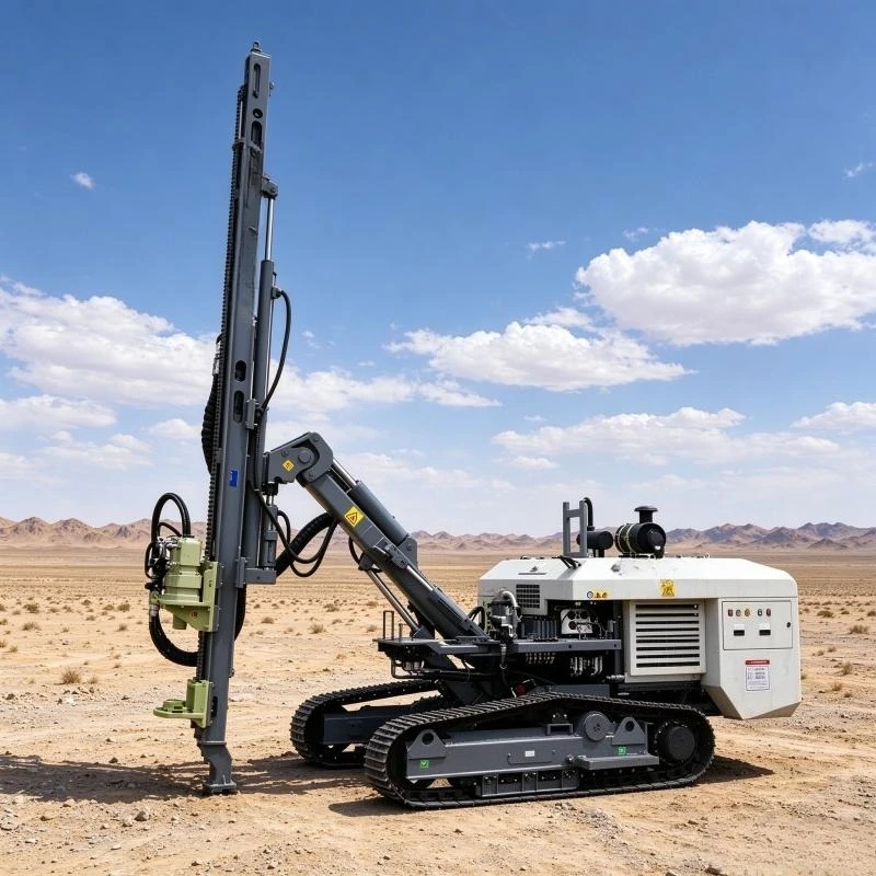 Hydraulic Crawler DTH Drilling Equipment for Rock Blasting Quarry Mining and Geological Exploration Works