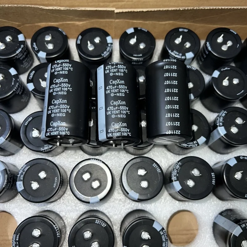 1Pcs Radial Aluminum Electrolytic Capacitor 550V 470UF 35x60mm UK Series 105℃ High Temperature