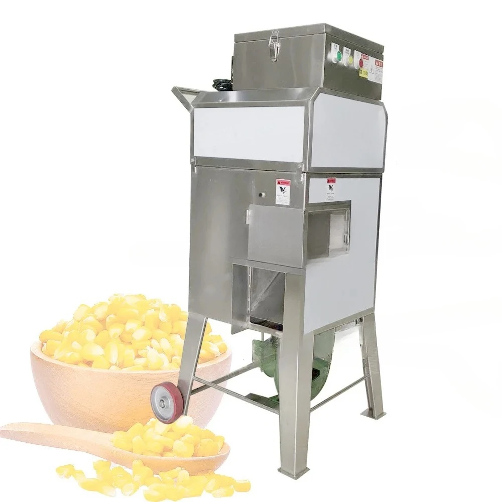 Cooked Boiled Corn Maize Sheller Wet Fresh Maize Sheller Sweet Corn Thresher Corn Cob Seed Separator