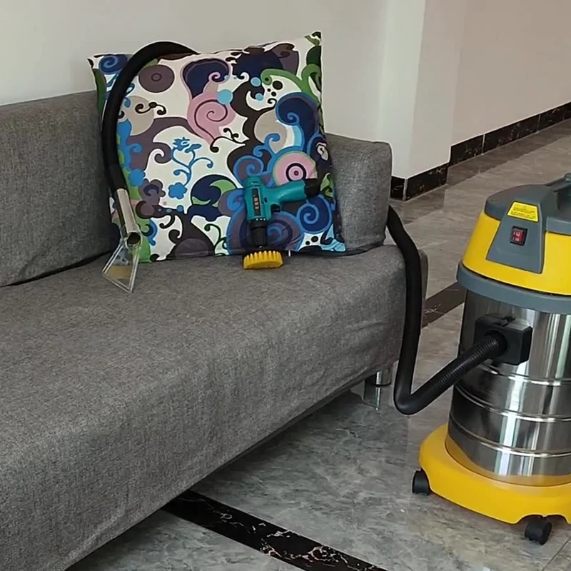 หัวฉีดทำความสะอาดพรมหัวฉีดไอน้ำอเนกประสงค์ขนาด38มม. พร้อมอะแดปเตอร์อะไหล่เครื่องดูดฝุ่นทำความสะอาดพื้น