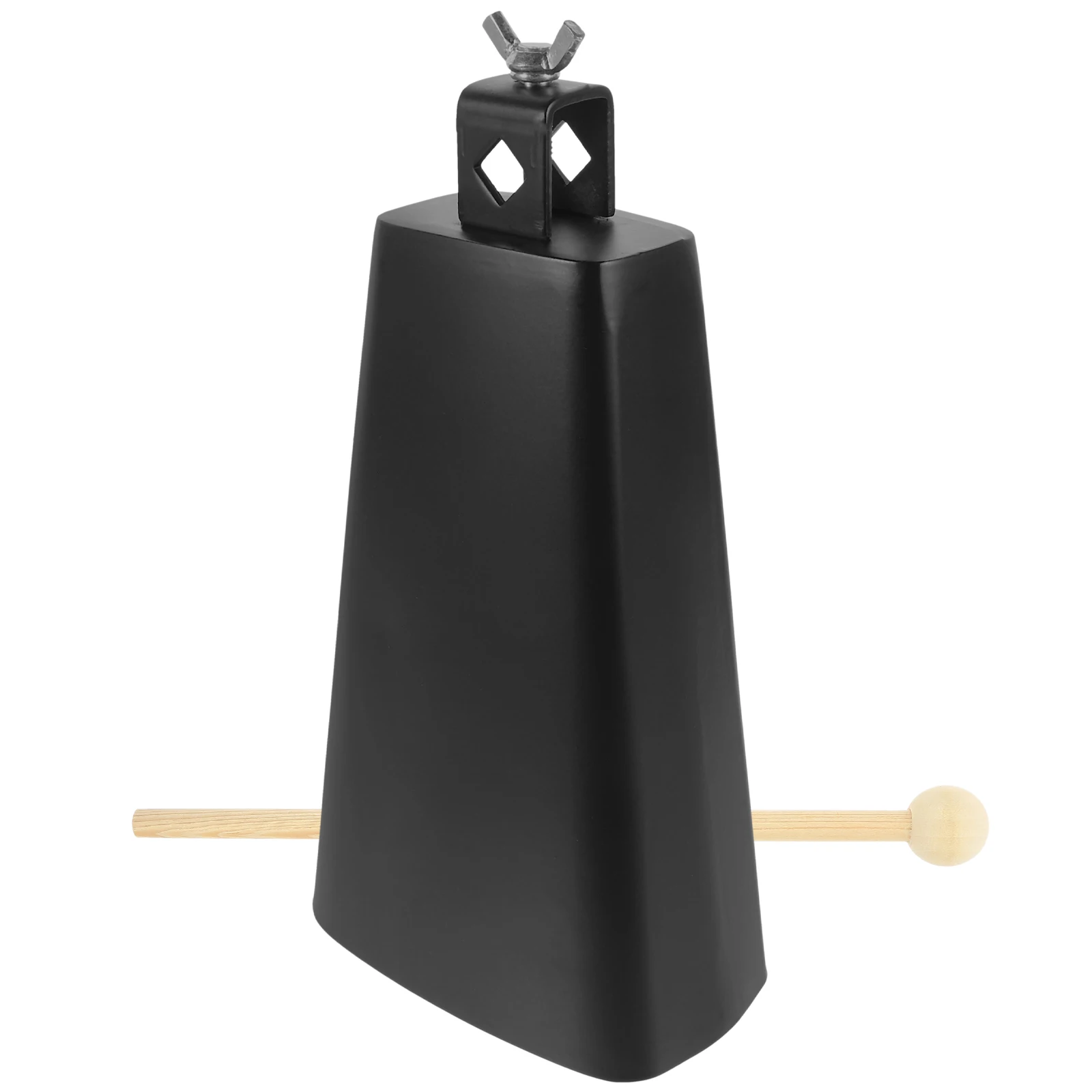 Cowbell Instrumento musical Juguetes Niños Instrumentos para niños Metal con mango de madera para soporte de mano