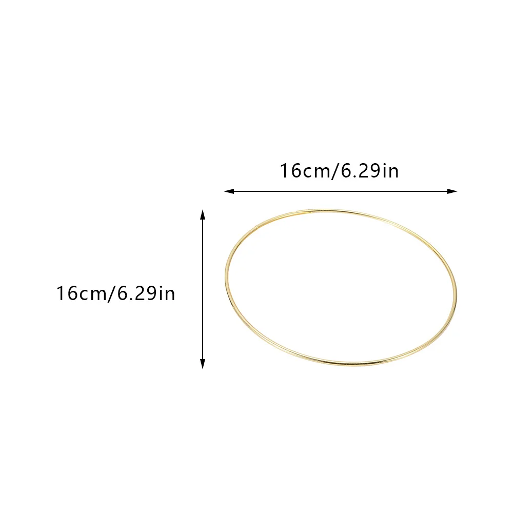 5 stks Metalen Dream Catcher Ringen Ijzer Craft Hoops Voor Diy Krans Decor Thuis Opknoping Ornament Dream Catcher Cirkel Tool