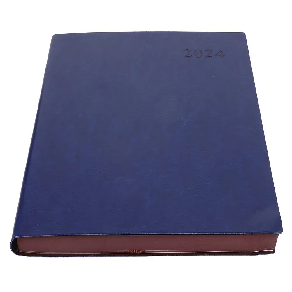 Yearly Planner Notepad Artificial Portable Daily Agenda Notebook Smooth Writing Monthly Schedule Organizer Academic