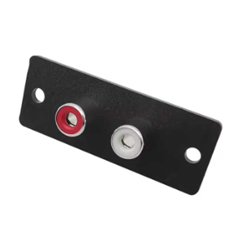 AV Lotus Seat AV2-8.4-4 PCB Welded Dual Hole Audio and Video Interface Socket
