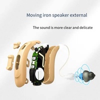NEW Digital Rechargeable RIC Hearing Aid Adjustable Volume Deaf Mini Sound Amplifier Portable Hearing Amplifier For The Elderly