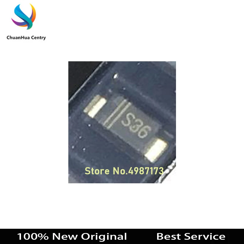 DS36W 100ชิ้น/ล็อต SOD123FL S36 60V/3A ของใหม่ของแท้