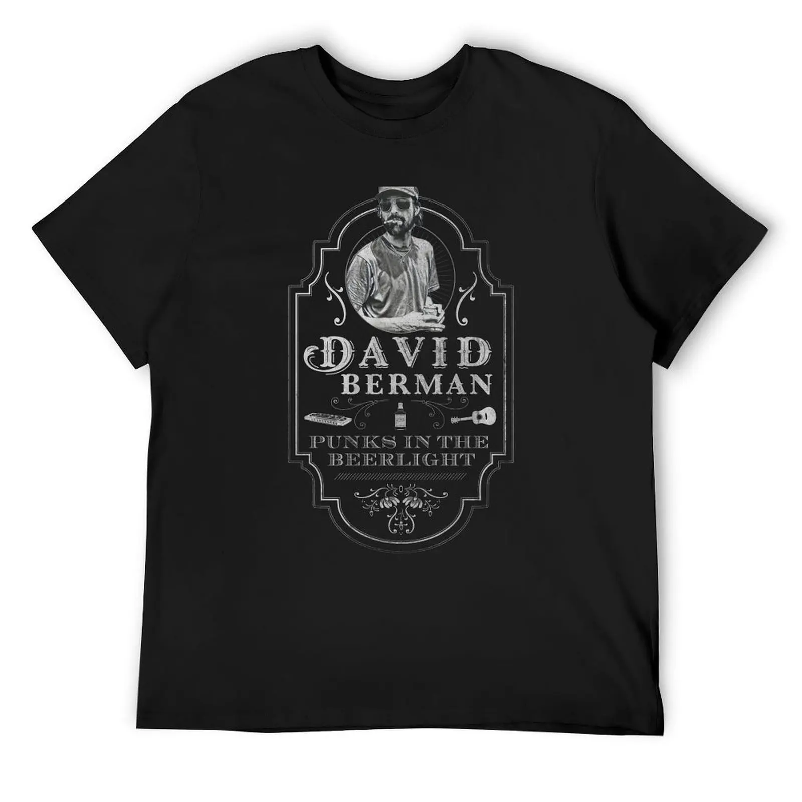 

David Berman: Punks In The Beerlight Tribute T-Shirt customs design your own blanks summer tops Clothing funny t shirts for men