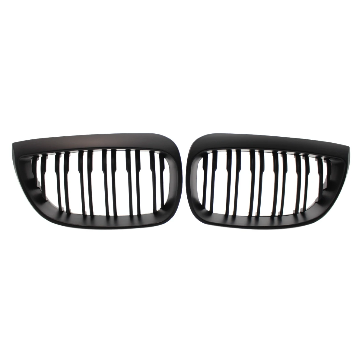 

Front Kidney Double Line Grille Sport Grill Replacement for BMW E81 E87 E88 1 Series 2004-2007 MATTE