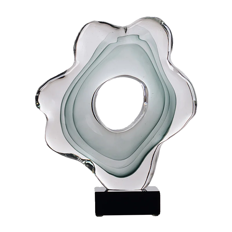 

Glazed sunflower abstract ornament, high-end living room desktop light luxury entrance TV cabinet decorative handicrafts