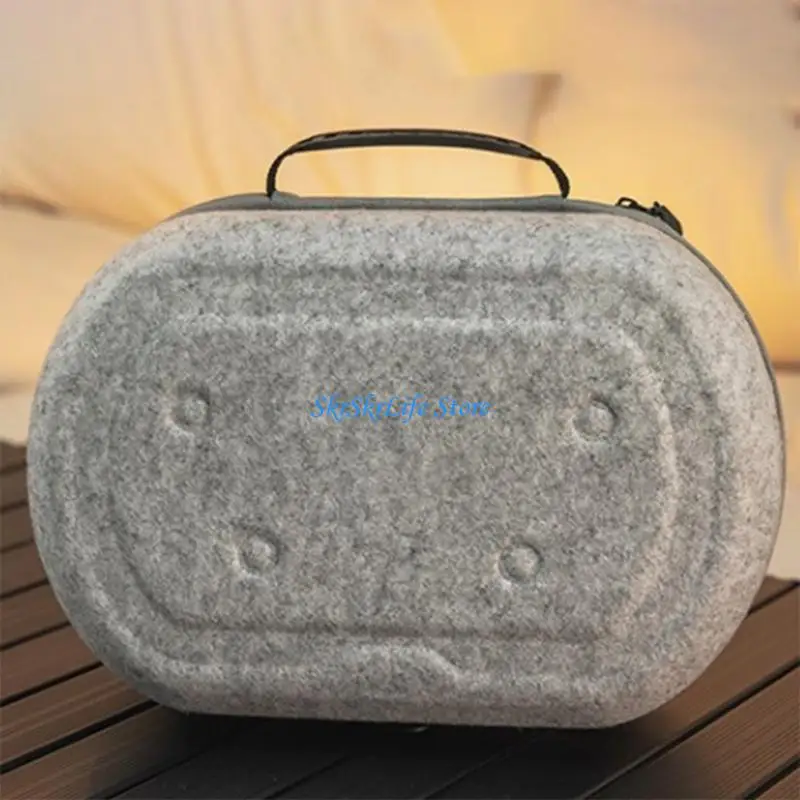 

E65E Headset Storage Bag for PS VR2 Headset Carrying Cover with Handle Headset Controller Protectors Holder Bag
