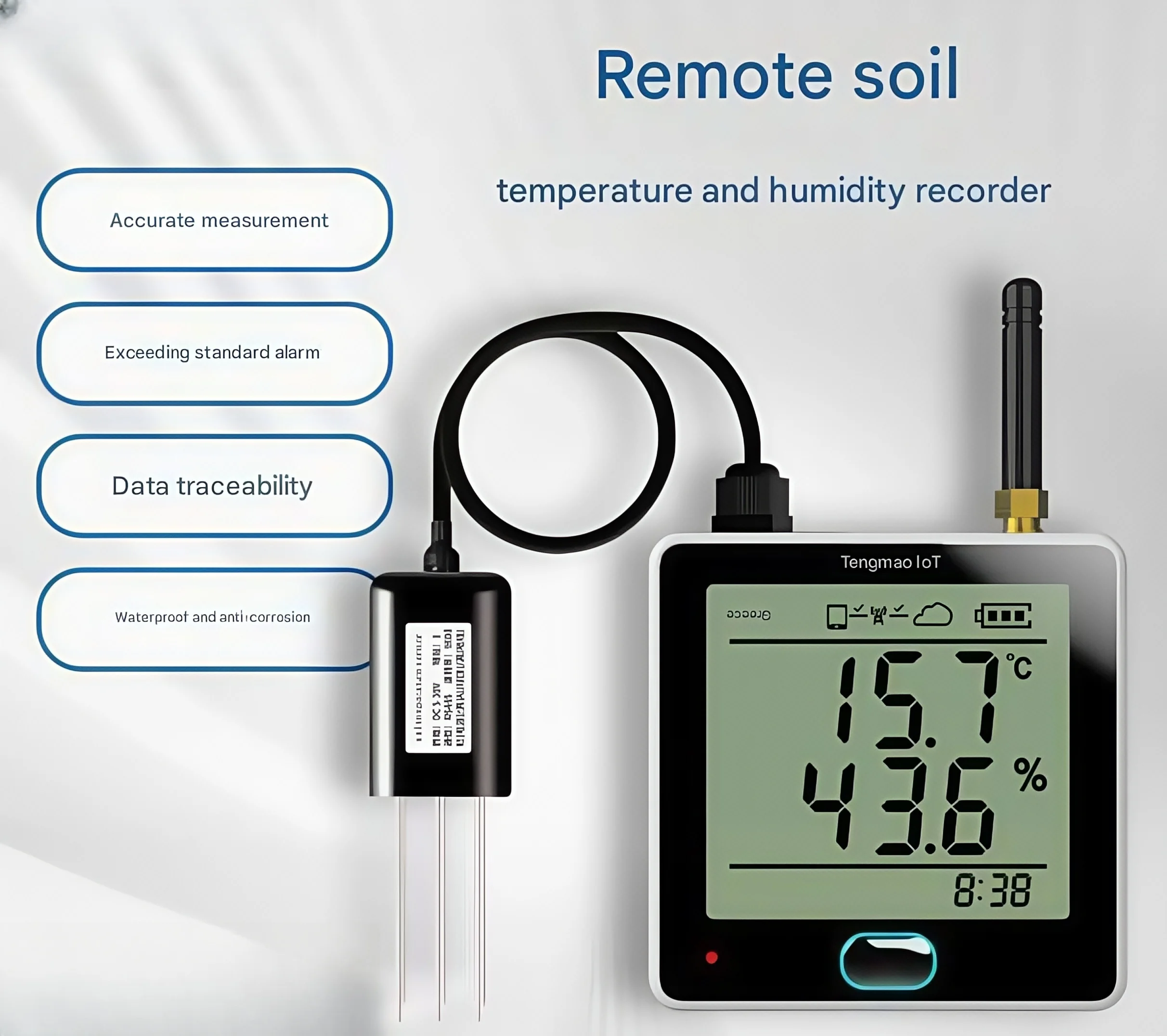 

4G Remote Soil Thermometry and Moisture Meter