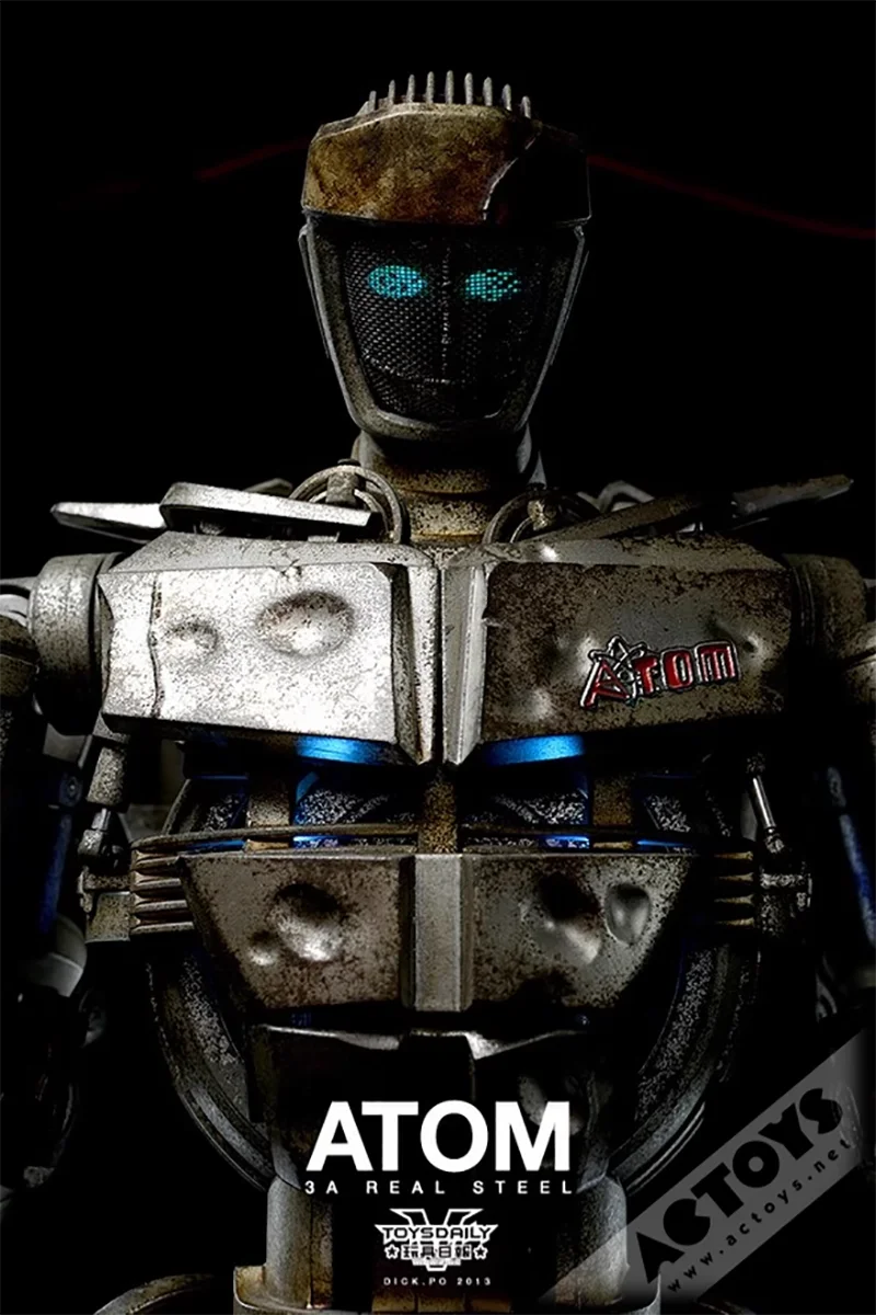 3A ThreeZero 1/6 ريال الصلب الذرة ATOM روبوت الميكانيكية الموقع الرسمي نسخة عمل نموذج لجسم اللعب جمع هدية مزخرفة #3