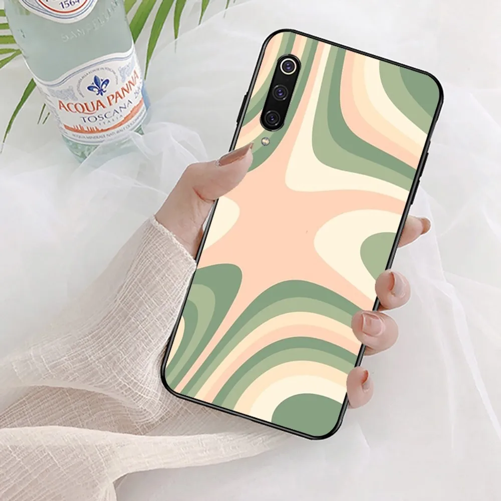 Abstract liquid Swirl Phone Case For Xiaomi Mi 5X 8 9 10 11 12 lite pro 10T PocoX3pro PocoM3 Note 10 pro lite