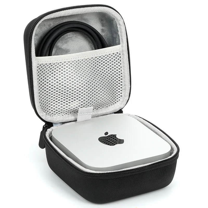 حقيبة حمل لجهاز Apple Mac Computer/2024 Mac Mini M4 صندوق تخزين حقيبة حماية المضيف