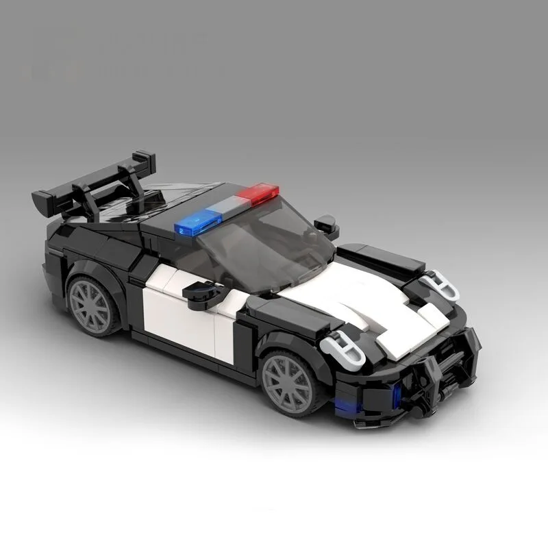  Technical   GT3 Police Interceptor Speed Champions Sports Cars Building Blocks Bricks Set Kids Toys Gifts For Boys & Girls