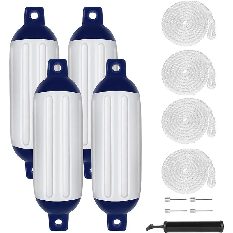 G0 Modell Schwerlast-Schlauchboot-Fender, gebaut für raue maritime Umgebungen, Kollisionsschutz, 4er-Pack