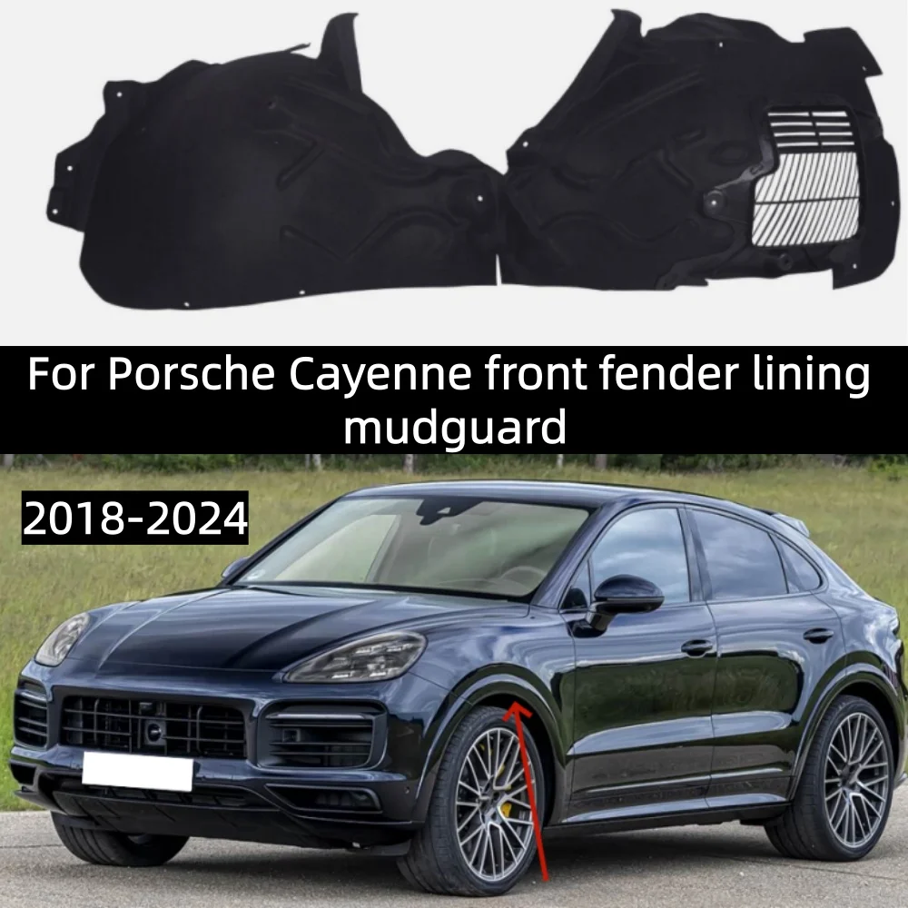 

Передний подкрылок (защита от грязи) для Porsche Cayenne 2018-2024, OE: 9Y0810972D 9Y0810971G