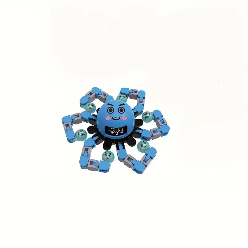 Odd Face ロボット ジャイロ おもちゃ メカニカル フィジェット スピナー、変形可能なチェーン ロボット DIY 変換、クリスマス ソックス ギフト