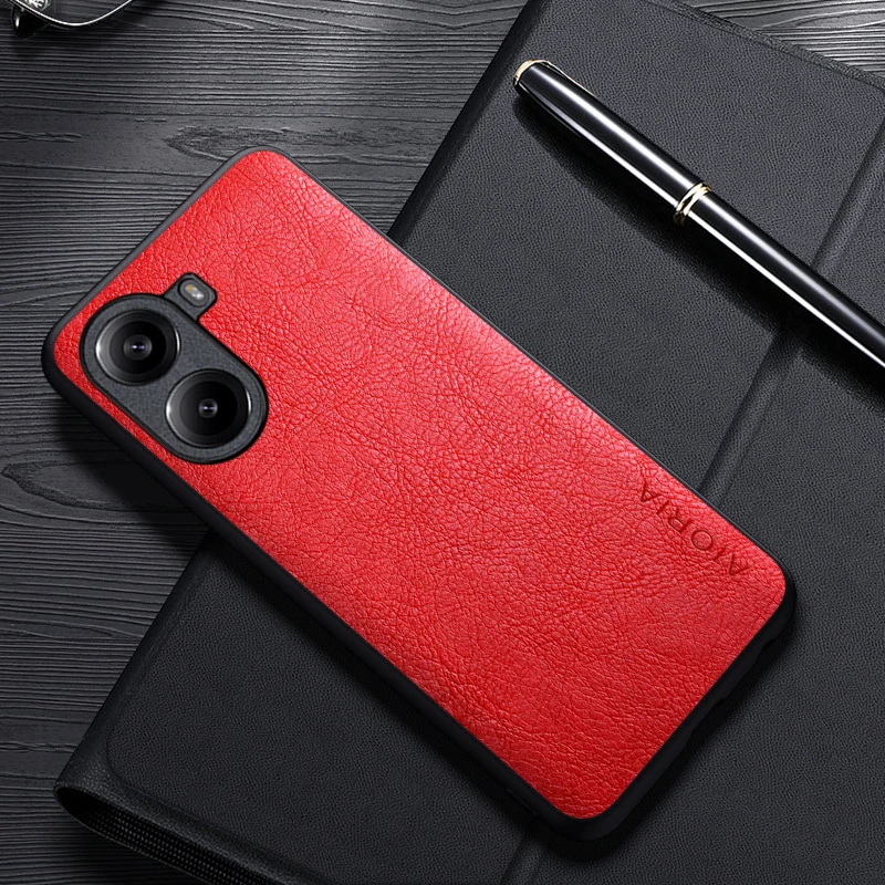 Custodia per Poco X7 Pro Cover aziendale in pelle di lusso dal design semplice per custodia Poco X7