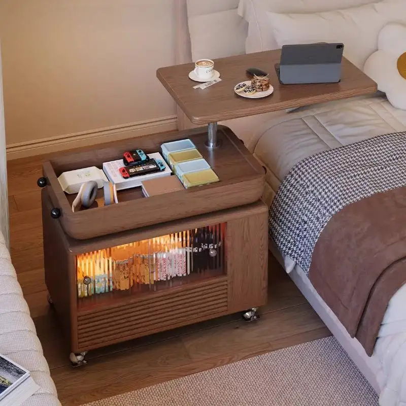 

Modern Storage Bedside Table Decor Accessories Lounges Drawer Nightstands Space Saving Lounges Mesitas De Noche Room Furnitures