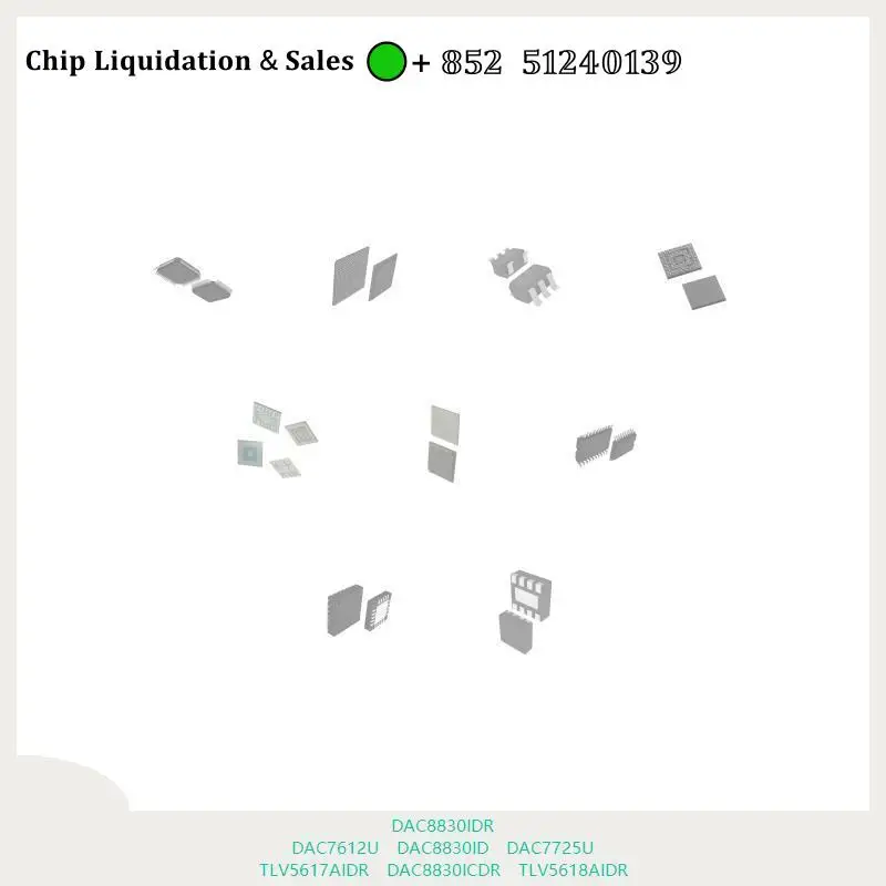 chip chip Integrated circuit chip MCU chip DAC8830IDR DAC7612U DAC8830ID DAC7725U TLV5617AIDR DAC8830ICDR TLV5618AIDR
