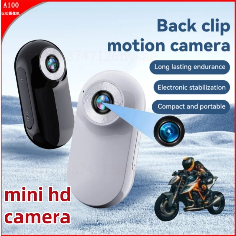 

Portable HD Camera 1080p Mini Sports Camera Screen Video Recording Anti-shake Pet Collar Outdoor Sports Detachable Recorder