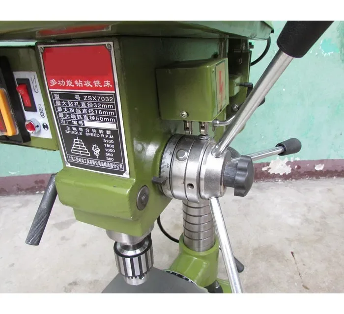 3-function Desktop New Mechanical Hardware Bench Drill Tapping Machine Milling Machine Tool