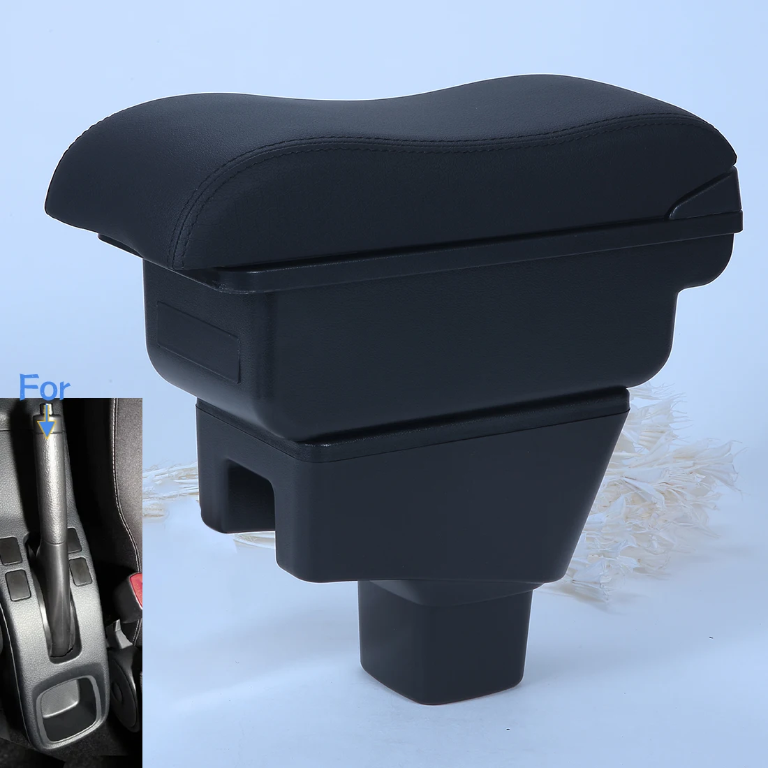 

For SUZUKI SX4 Armrest box For SUZUKI SX4 Car Armrest Curved Surface leather Car Storage Box Simple installation Interior