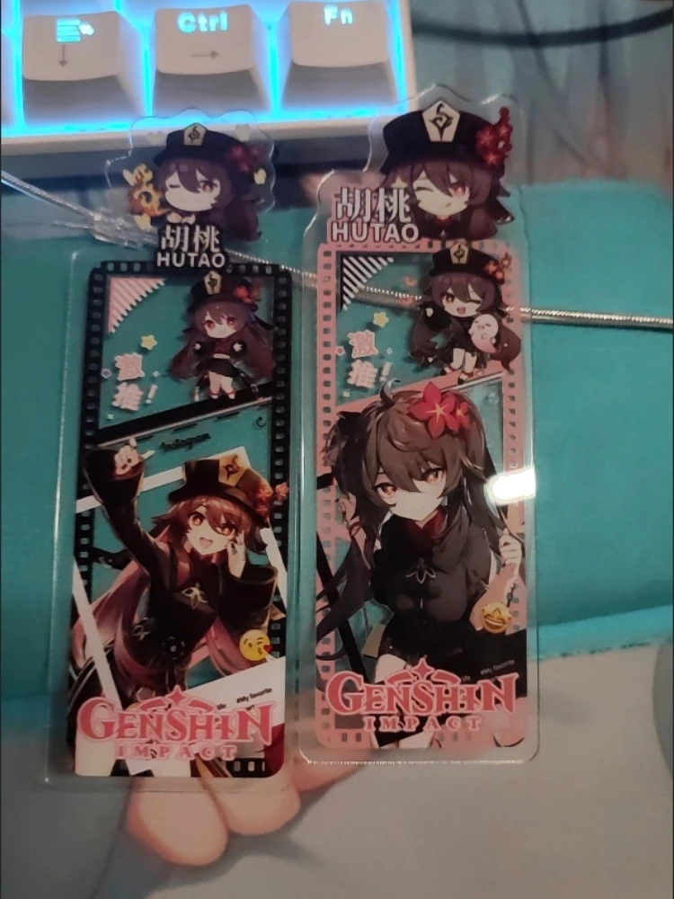 Honkai Impact 3rd Window Frame Comic Form Convenient Acrylic Bookmarks Postcard for Fans Gifts Collection Book Page DIY Handbook