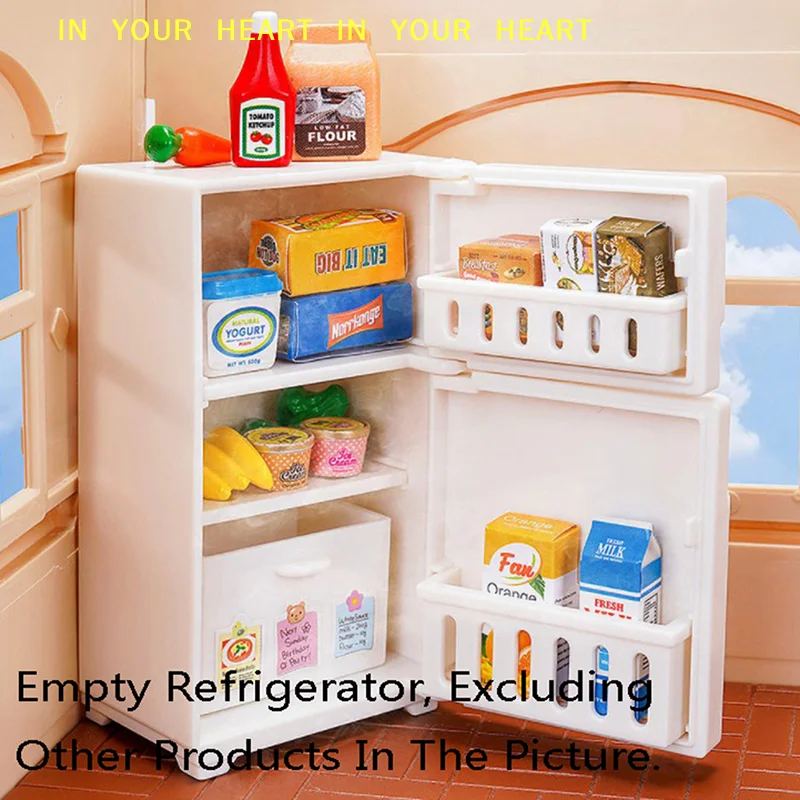 

Dollhouse Miniature Bench Refrigerator Toys Kitchen Home Furniture Decoration