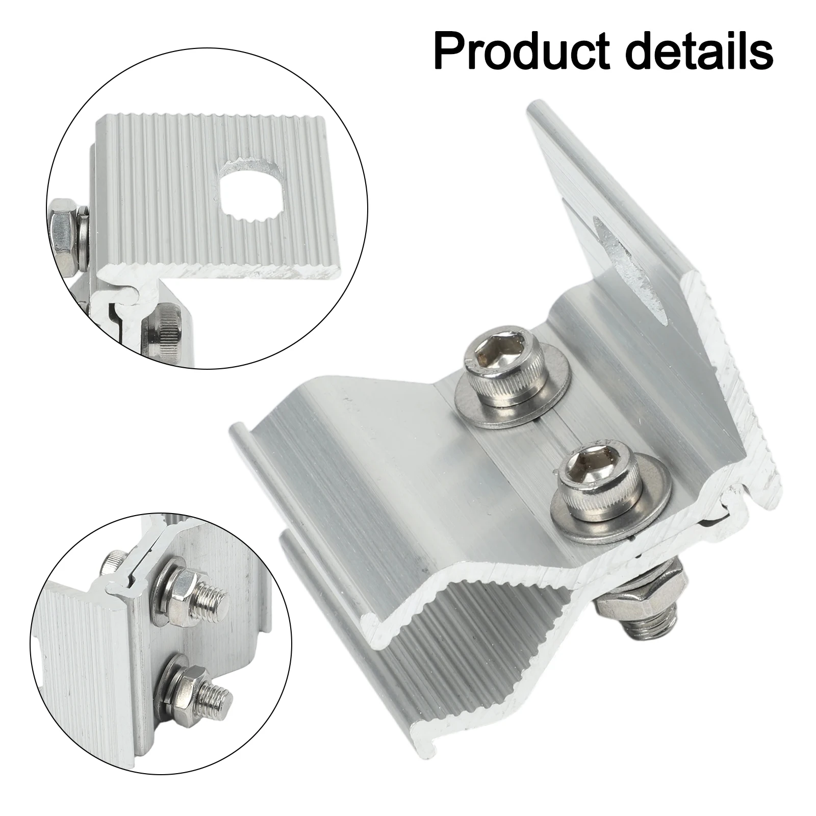 For Solar Panels On The for rv And Boat Solar Panel Mounting Bracket Stainless Steel 1pc Anodizing Mounting Bracket