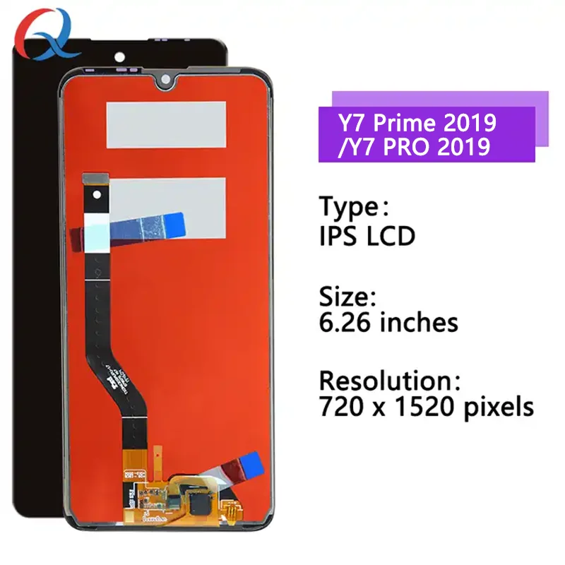 Pantalla For HUAWEI Y7 pro 2019 display For Y7 Prime 2019 LCD Touch Screen Digitizer Assembly Replacement for y7 pro 2019 lcd