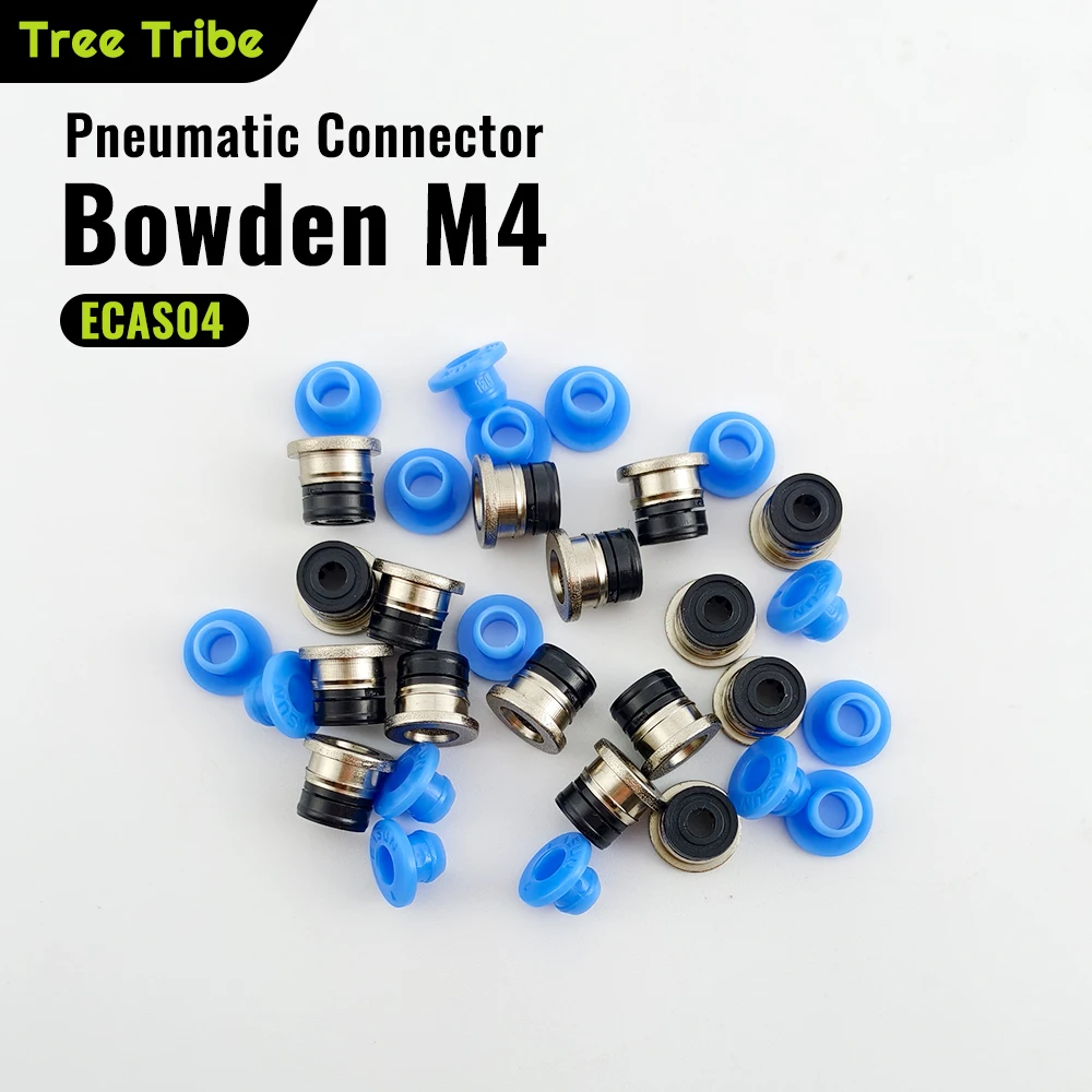 

Tree Tribe ECAS04 Разъем экструдера Боудена Трубка из ПТФЭ Hotend Пневматическая головка клапана для 3D-принтера Voron Экструдер привода BMG ERCF