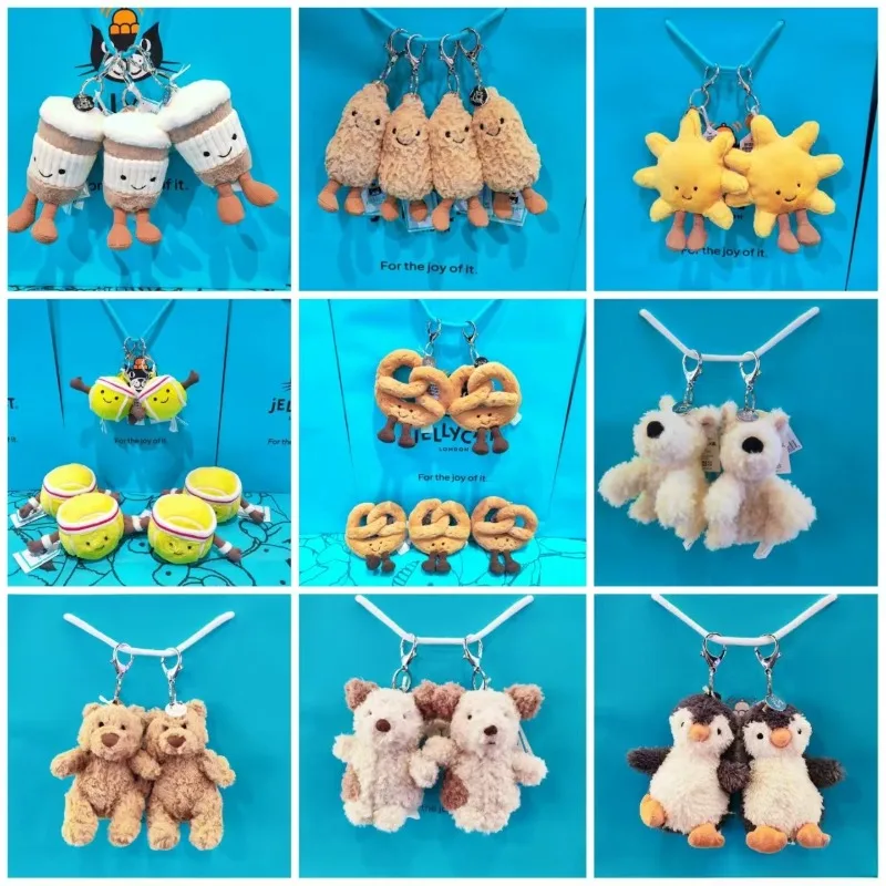 Chaveiro de Pelúcia Bola de Golfe, Coelho, Chaveiro de Pelúcia Marshmallow, Brinquedo de Pelúcia Voleibol, Hipopótamo, Tartaruga, Pingente de Bolsa de Pelúcia JC