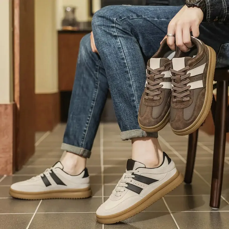 

Men's Spring/Autumn New Arrival Trendy Brand Casual Versatile Skate Shoes Lightweight Soft-Sole Sports German Training Style Sn
