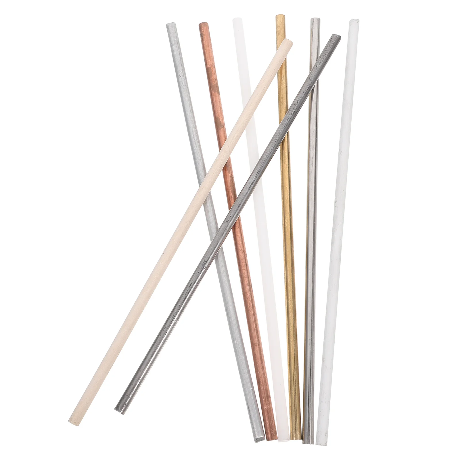 

8 Pcs Thermal Conductive Materials Plastic Ceramic Rods for Craft Lab Research Tools Precise Dimensions