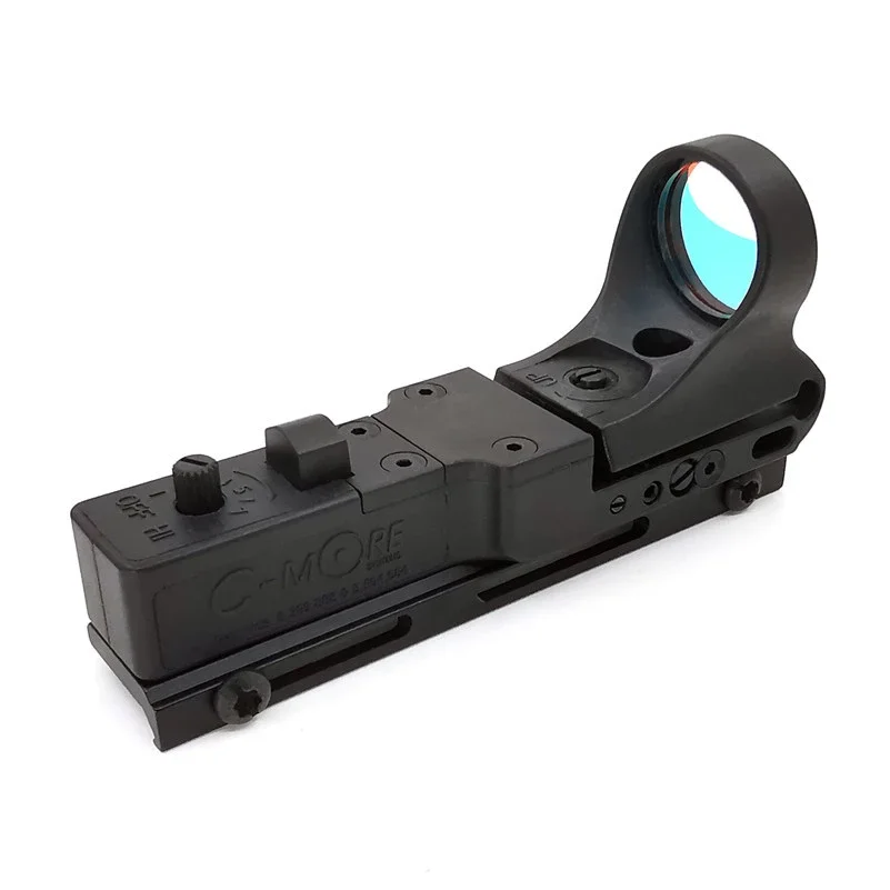 Tactical Red Dot Sight EX 182 SeeMore Railway Reflex Sight C-MORE Red&Green Illumination Fits 20mm Rails for Airsoft