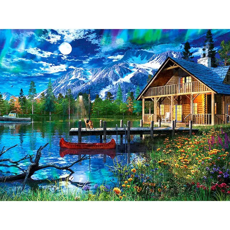 GATYZTORY Pictures By Number Kits DIY Drawing On Canvas HandPainted Painting By Numbers House Home Decoration Art Gift