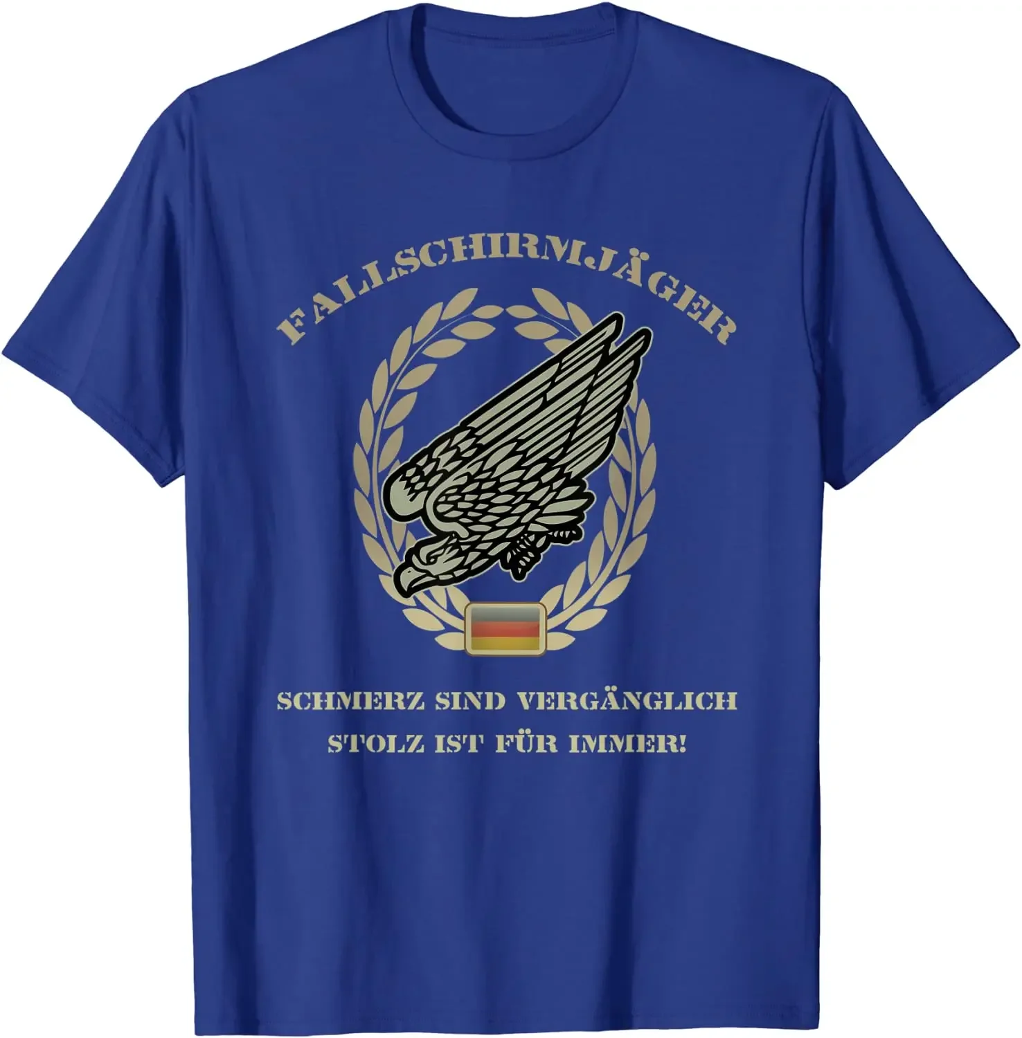Paratrooper Badge Eagle German Army Soldier Gift T Shirt. Short Sleeve 100% Cotton Casual T-shirts Loose Top Size S-3XL