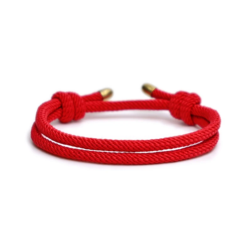 New Lucky Red String Colorful Thread Rope Bracelets for Women Men Adjustable Couples Bracelets Hand Knitted Jewelry Gift