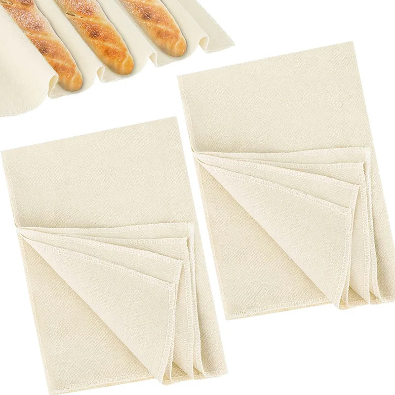 Proofing Linen Fermented Cloth Couche Pastry Dough Bakers Pans Baguettes Loaf Cloth Baking Kitchen Tool French Bread