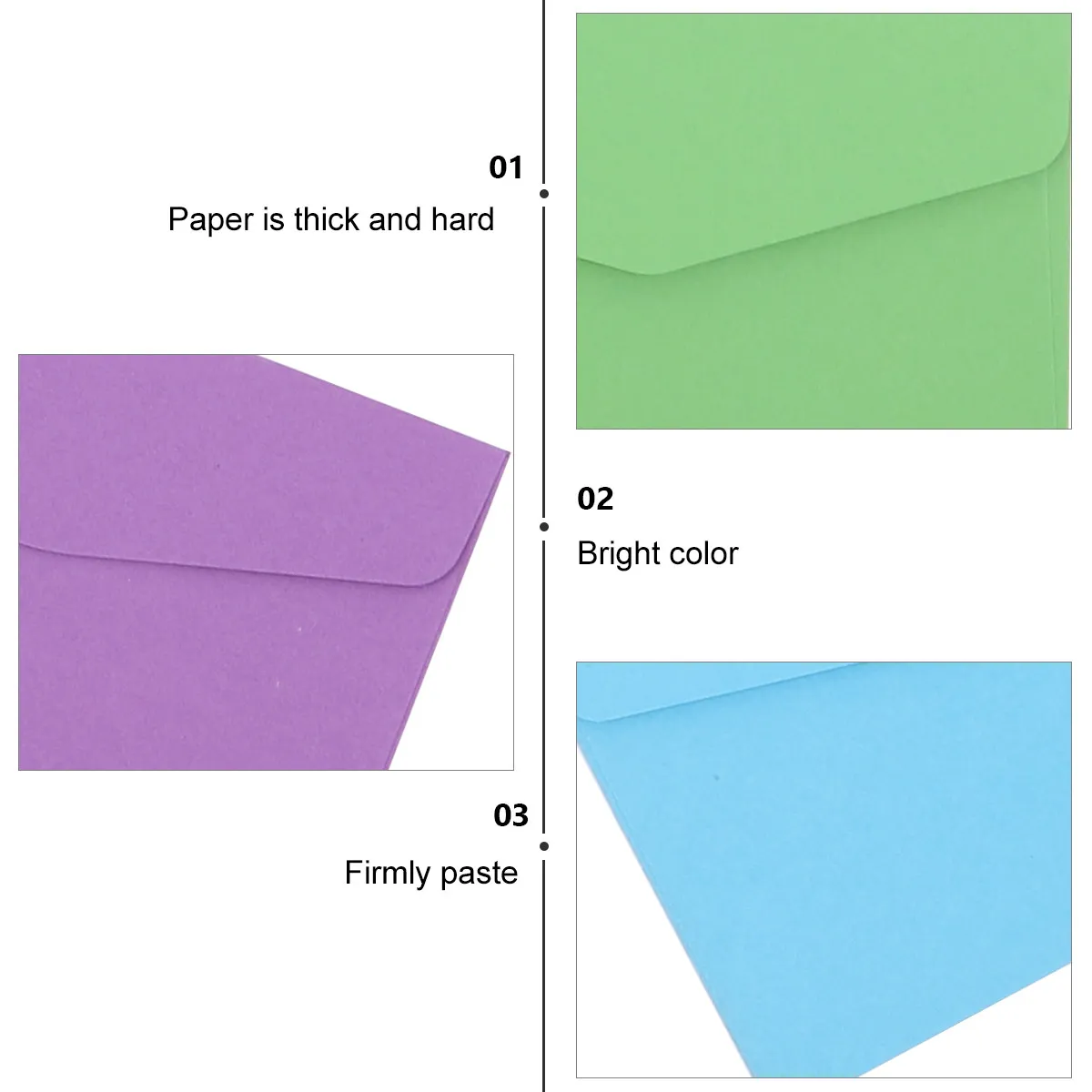 

120Pcs Small Envelopes Set Colorful Decorative Paper Envelopes for Greeting Cards Business Cards Jewelry Beads Photos Coins